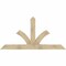 Ekena Millwork Richland Rough Sawn Timber Gable Bracket, Douglas Fir, 84"W x 42"H x 6"D x 6"F, 12/12 Pitch GBW084X42X0606RIC00RDF - alternate 1